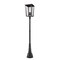 Z-Lite Seoul 4 Light Outdoor Post Mounted Fixture, Black & Clear 571PHXXLR-564P-BK - alternate 2